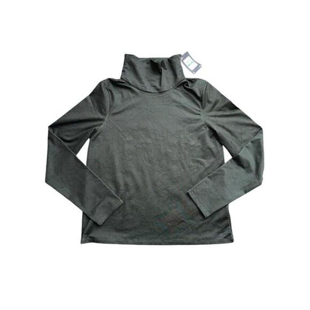 Under Armour UA Women's Cold Weather Funnel Neck L/S Top Baroque Green Size L